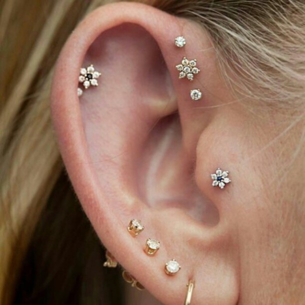 Ear Cartilage Piercing Earrings for girls (13)