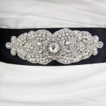 Vintage Pearl Crystal Wedding Sash Belt for brides (10)