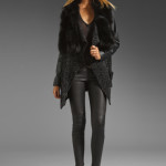 grey coat leather sleeves with fur collar collection (12)