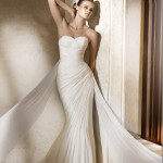 Lace & Chiffon Mermaid Wedding Dress (11)