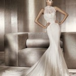 Lace & Chiffon Mermaid Wedding Dress (13)