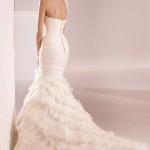 Lace & Chiffon Mermaid Wedding Dress (14)