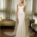 Lace & Chiffon Mermaid Wedding Dress (3)