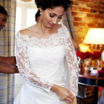 Off-Shoulder Lace bolero jacket ideas for bridals (11)