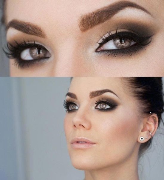 Soft Smokey Eyes makeup ideas (11)