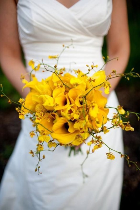 yellow wedding flowers ideas (4)