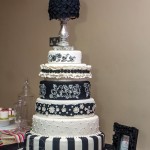Black and White Cake for The Wedding Black and White Cake for The Wedding