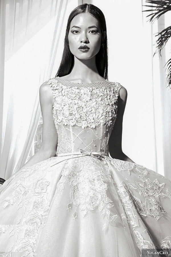 6 yolan cris fall winter 2016 bridal wear outfit