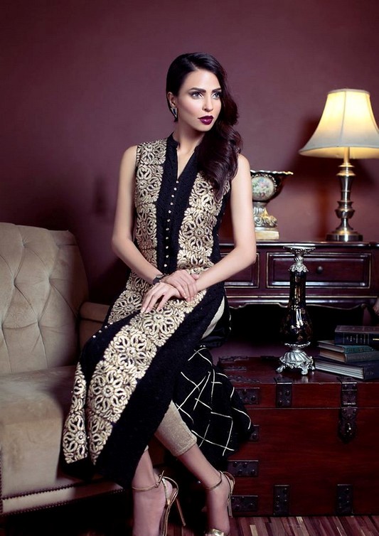 Anam Naeem Beautiful Formal Dresses Collection 2015 For Girls (5)