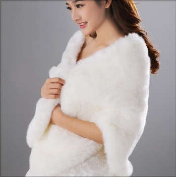 faux fur bridal wedding shawl collection (10)