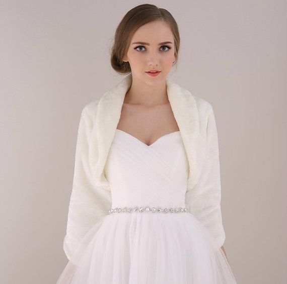 faux fur bridal wedding shawl collection (4)