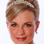 latest updo brides with the use of pearl; (1)