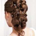 latest updo brides with the use of pearl; (13)