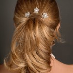 latest updo brides with the use of pearl; (7)