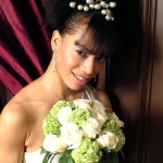 latest updo brides with the use of pearl; (8)