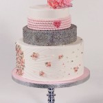 Wonderful Decorated Wedding Cakes with Pearls Wonderful Decorated Wedding Cakes with Pearls