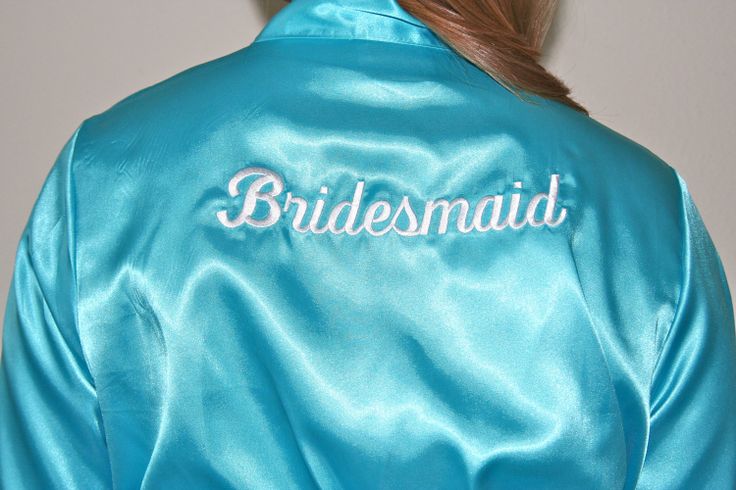 2 embroidered robes bridesmaids ideas