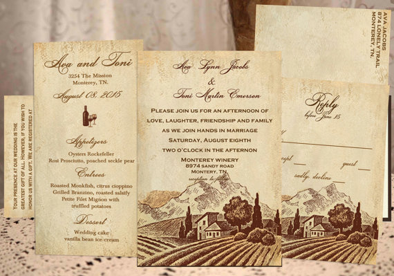 4 winery wedding invitation ideas (5)