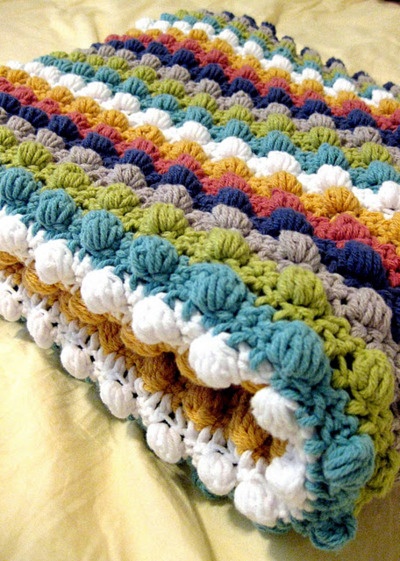 Crochet Baby Bobble Blanket ideas (1)