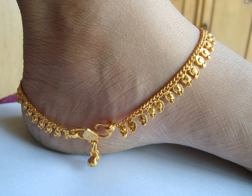 Gold Payal Jewellery Designs for women