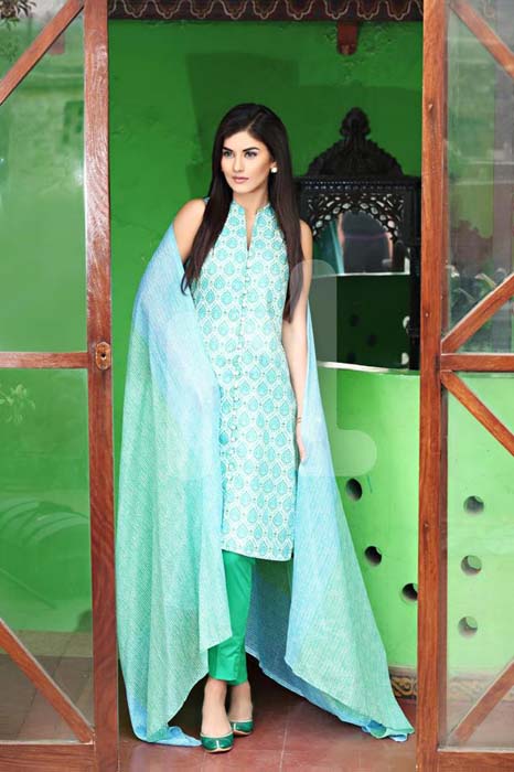 frozy green printed suit dress