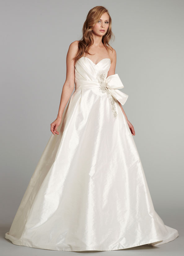 wedding dresses collection with ribbon around waist (13)