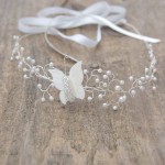 White & Ivory Pearl Wedding Tiaras for Brides White & Ivory Pearl Wedding Tiaras for Brides