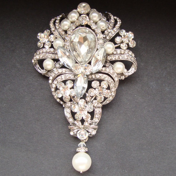 vintage wedding brooches collection (5)