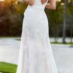 Cap-Sleeve designer wedding gown (1)