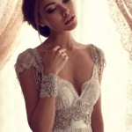 Cap-Sleeve designer wedding gown (3)