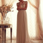 Cap-Sleeve designer wedding gown (7)