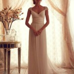 Cap-Sleeve designer wedding gown (9)