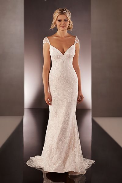Sleeveless designer wedding gown (1)