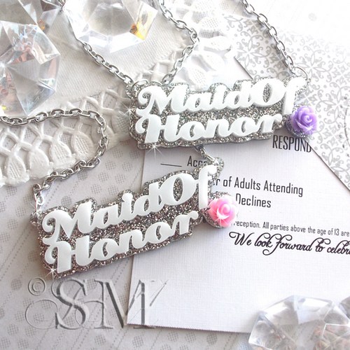 Maid of honor necklace collection (4)