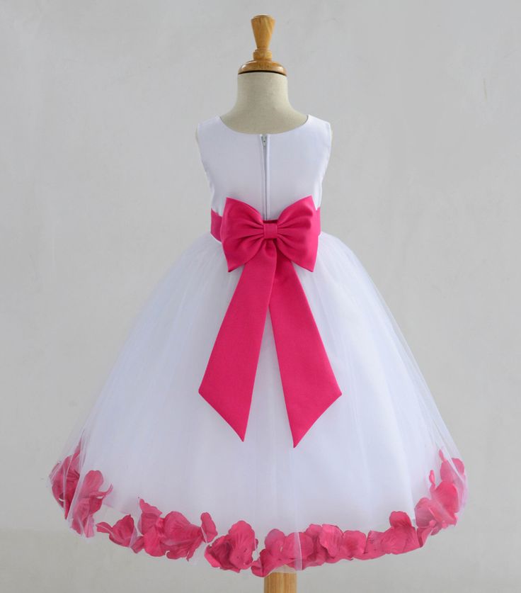 sash pageant petals wedding bridal dresses (1)