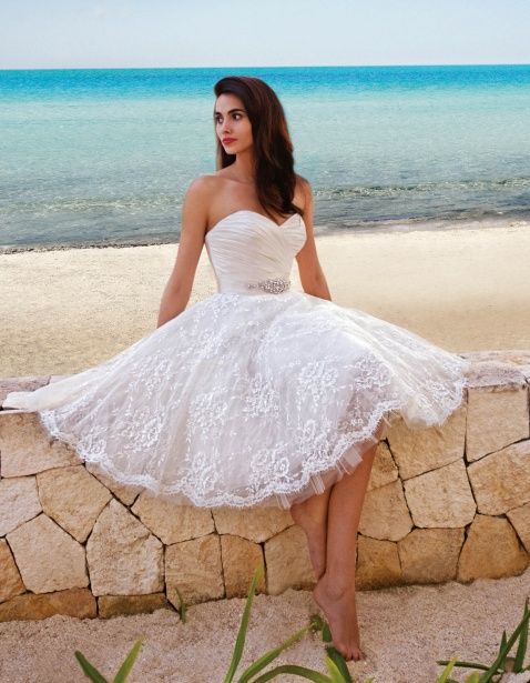 1 Short Beach Wedding Dress ideas (4)