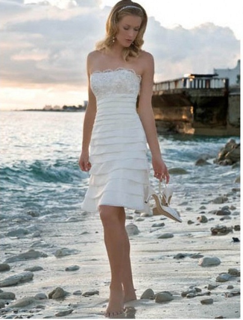 2 Short Beach Wedding Dress ideas (14)