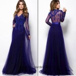 Outstanding Lone Evening Ladies Gowns With Sleeves or Wraps Outstanding Lone Evening Ladies Gowns With Sleeves or Wraps