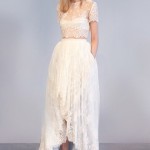 Awesome Crop Top Wedding Gowns For Girls Awesome Crop Top Wedding Gowns For Girls