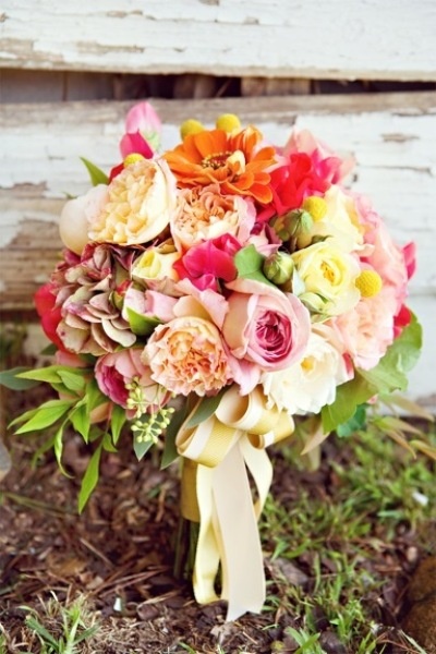 4 bridal bouquets (