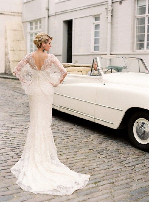 5 Lace Back Wedding Dresses & Gowns (2)