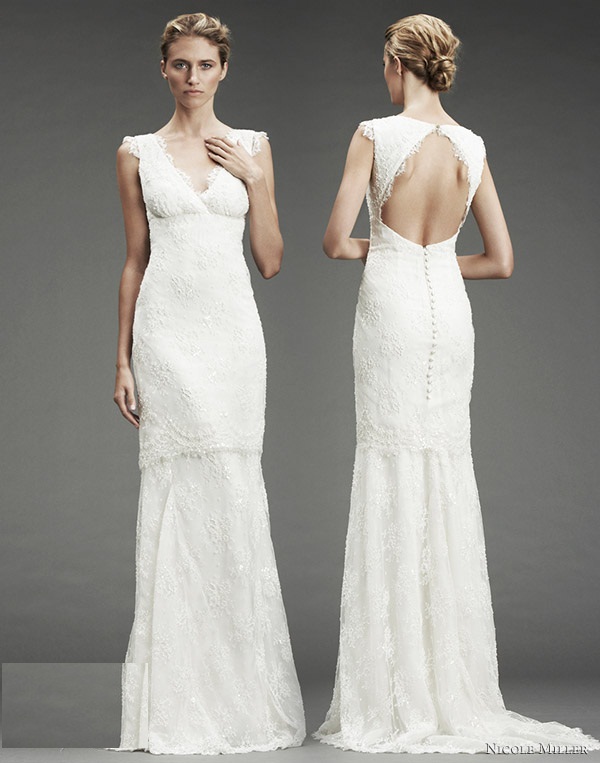 9 Lace Back Wedding Dresses & Gowns (7)
