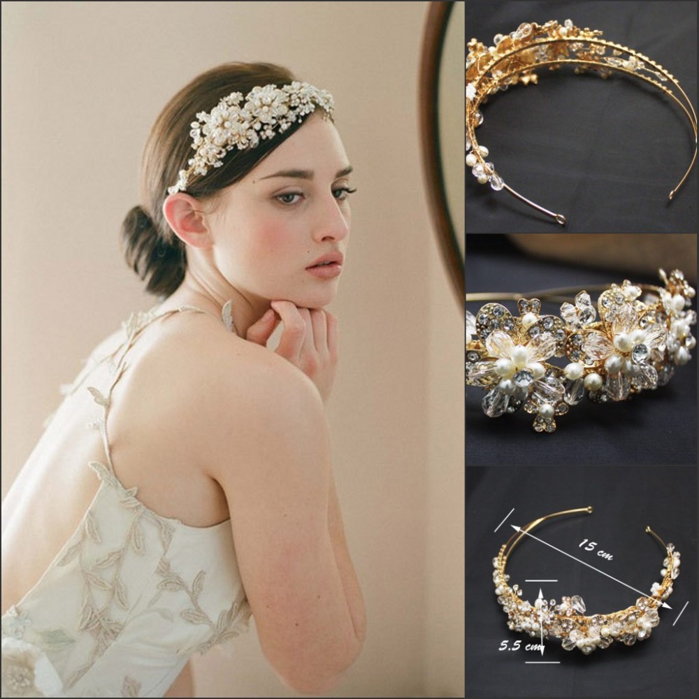 beaded tiara for bridals