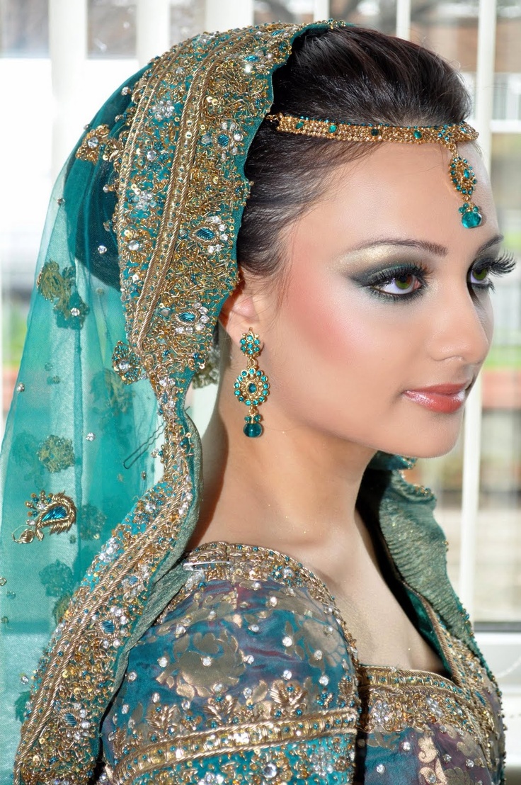 1 aqua dress with mathapatti