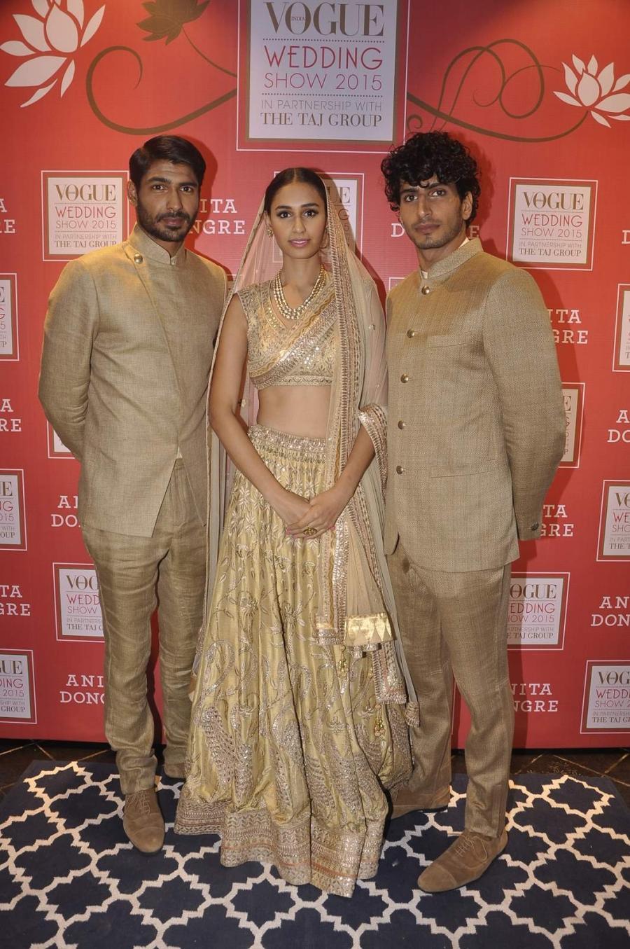 Mumbai: Models during the launch of Anita Dongre store and announcement of Vogue Wedding show 2015 in Mumbai, on July 3, 2015. (Photo: IANS)