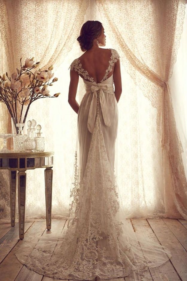 lace wedding gowns in vintage style (9)