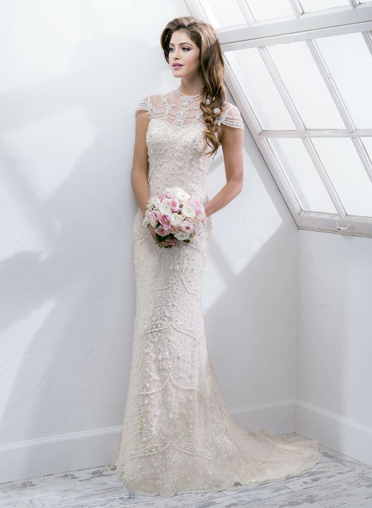 net wedding dress