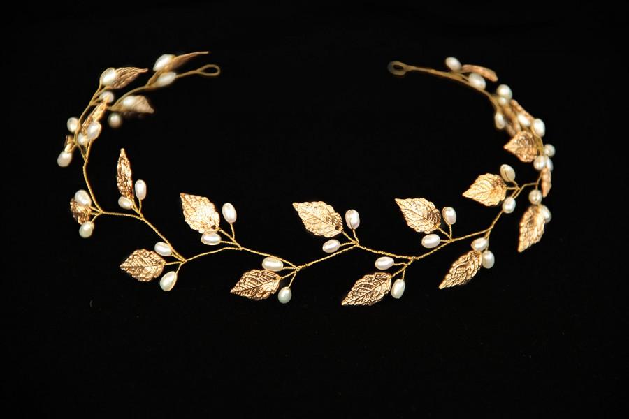 gold tiara crown for wedding day (14)