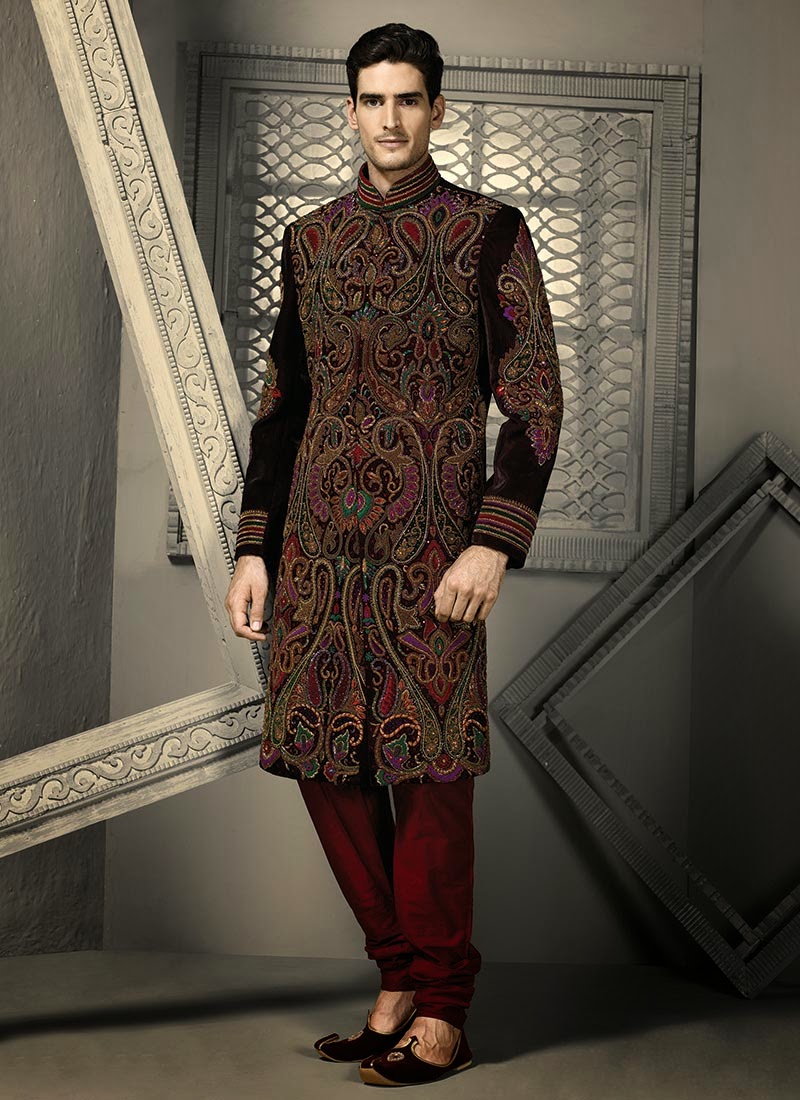 Popular Wedding sherwani from india (5)