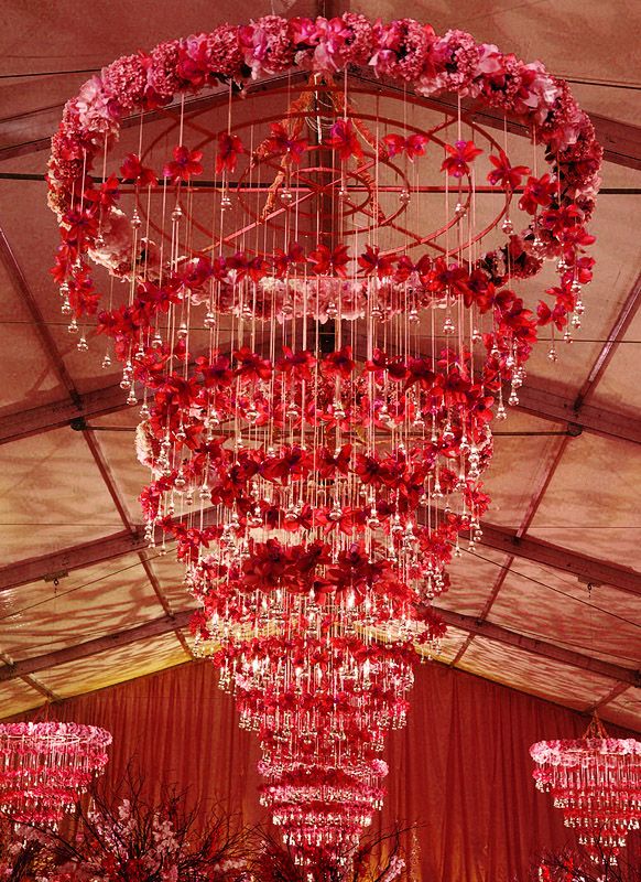 pink and red wedding decor (8)